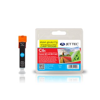 JETTEC Tinte Cyan, kompatibel zu Canon (BCI-3C / BCI-6C)...