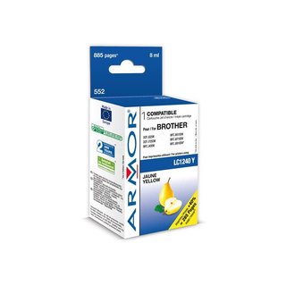 ARMOR Tinte Yellow, kompatibel zu Brother (LC-1240Y)...