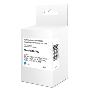 ARMOR Tinte Cyan, Reman, zu Brother UNIV. (LC-980C) DCP145