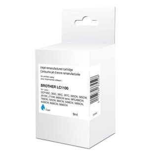 ARMOR Tinte Cyan, Reman zu Brother (LC-1100C) MFC6490CW...