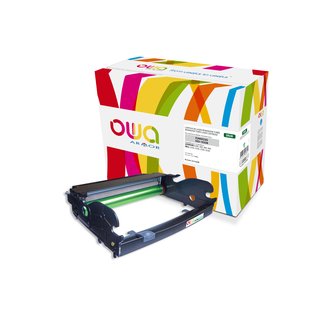 OWA Trommel Schwarz, kompatibel zu Lexmark / Dell...
