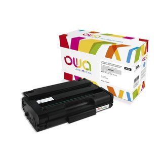 OWA Toner Schwarz, kompatibel zu Ricoh 407646 SP 3500