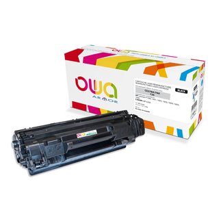 OWA Toner Schwarz, kompatibel zu HP / Canon CE278A /...