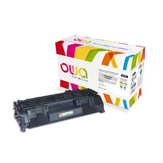 OWA Toner Schwarz, kompatibel zu HP / Canon CE505A /...