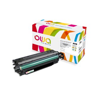 OWA Toner Schwarz, kompatibel zu HP / Canon CE250X /...