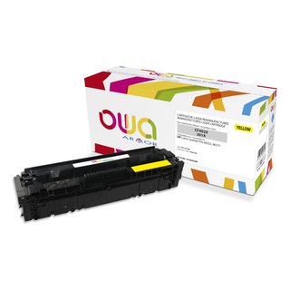 OWA Toner Yellow, kompatibel zu HP CF402X Color Laserjet...