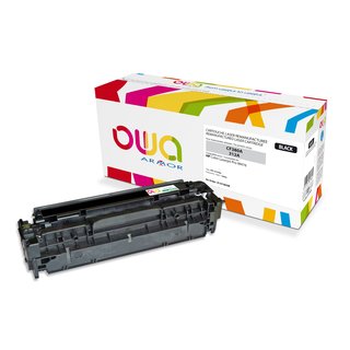 OWA Toner Schwarz, kompatibel zu HP CF380A Color Laserjet...