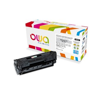 OWA Toner Schwarz Jumbo, kompatibel zu HP / Canon Q2612A...