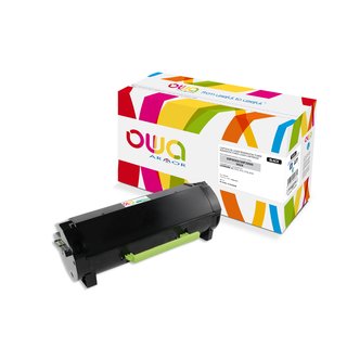 OWA Toner Schwarz, kompatibel zu Lexmark 50F0XA0 MS410DN HC