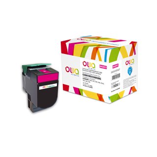 OWA Toner Magenta, kompatibel zu Lexmark C540H1MG C540