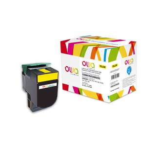 OWA Toner Yellow, kompatibel zu Lexmark C540H1YG C540
