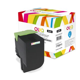 OWA Toner Schwarz, kompatibel zu Lexmark 70C2HK0 /...