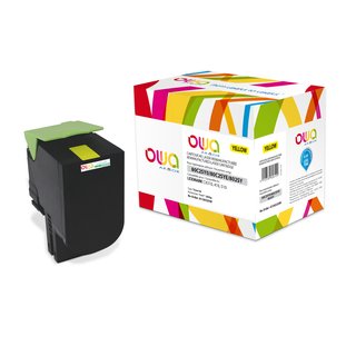 OWA Toner Yellow, kompatibel zu Lexmark 80C2SY0 CX310