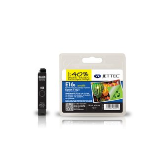 JETTEC Tinte Schwarz, Remanufactured zu Epson T1621 WF2010