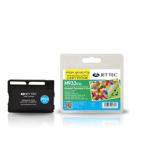 JETTEC Tinte Cyan, Remanufactured zu HP CN054A Nr.933xl,...