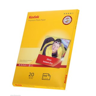 Kodak Premium Photo Papier 10x15cm 240g/m² 5740-095 20...