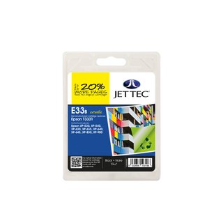 JETTEC Tinte Schwarz, Remanufactured zu Epson T3331 XP-630