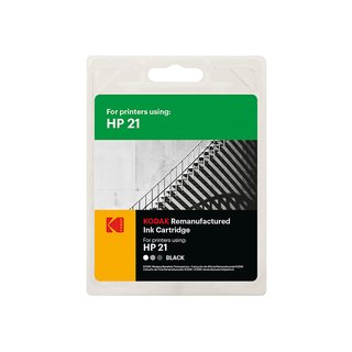 KODAK Tinte Schwarz, Remanufactured zu HP C9351A Nr.21,...
