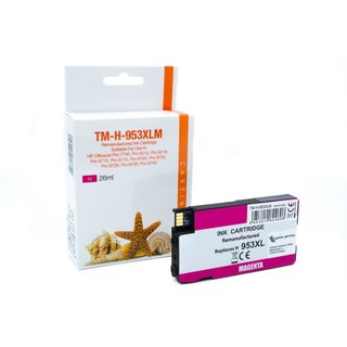 Alternativ - HP Tinte Magenta 953XL F6U17AE Schachtel 26ml