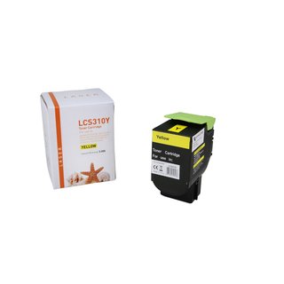 Alternativ - Lexmark Toner Yellow CS310 70C2HY0 3.000 Seiten