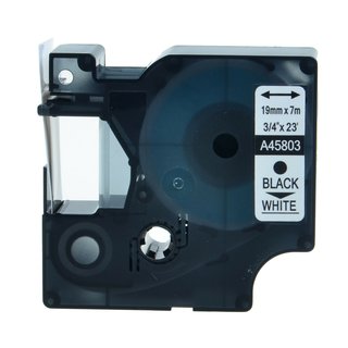 Alternativ - Dymo Etiketten 45803 schwarz auf weiß...
