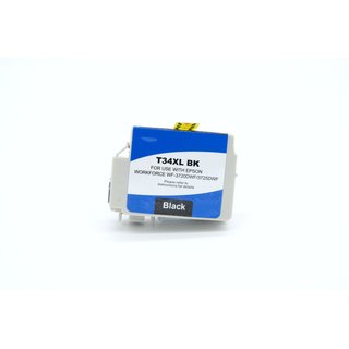 Alternativ - Epson Tinte Schwarz T34XL C13T34714010 Bulk...