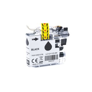 Alternativ - Brother Tinte Schwarz LC-121 / LC-123 Bulk...