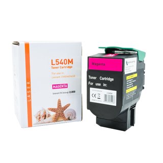 Alternativ - Lexmark Toner Magenta C540 C540H1MG 2.000...