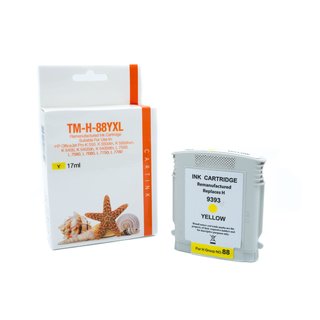 Alternativ - HP Tinte Yellow Nr. 88XL C9393AE Schachtel 17ml