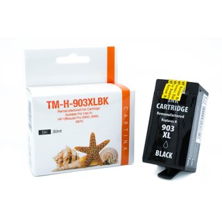 Alternativ - HP Tinte Schwarz 903XL T6M15AE Schachtel 37ml