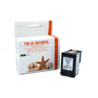 Alternativ - HP Tinte Schwarz 301XL CH563EE Schachtel 20ml