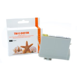 Alternativ - Epson Tinte Schwarz T0481 C13T04814010...