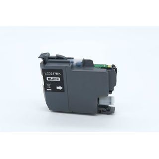 Alternativ - Brother Tinte Schwarz LC-3217 Bulk 550 Seiten