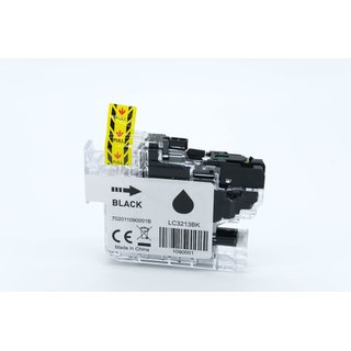 Alternativ - Brother Tinte Schwarz LC-3213 Bulk 400 Seiten