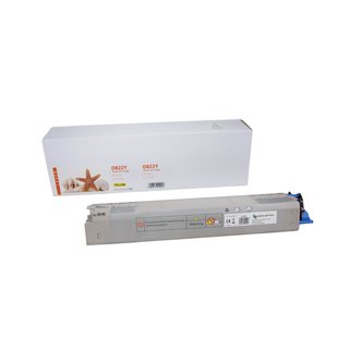 Alternativ - OKI Toner Yellow C822 44844613 7.000 Seiten