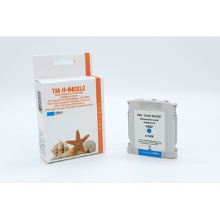 Alternativ - HP Tinte Cyan 940XL C4907AE Schachtel 28ml