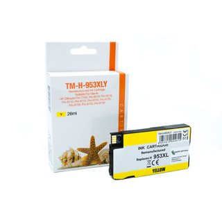 Alternativ - HP Tinte Yellow 953XL F6U18AE Schachtel 26ml