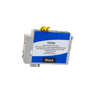 Alternativ - Epson Tinte Schwarz T0791 C13T07914010 Bulk...