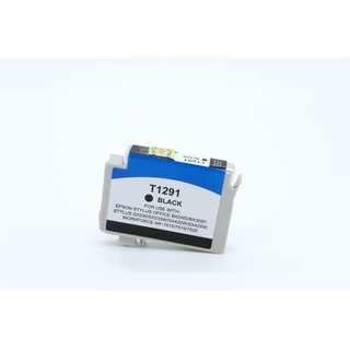 Alternativ - Epson Tinte Schwarz T1291 C13T12914010 Bulk...