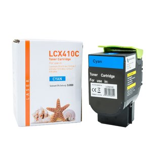 Alternativ - Lexmark Toner Cyan CX410 802HC 80C2HC0 3.000...