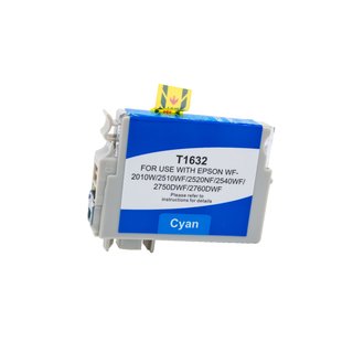 Alternativ - Epson Tinte Cyan T1632 C13T16324010 Bulk 3,5ml