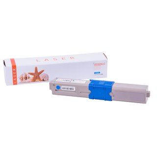 Alternativ - OKI Toner Cyan C332XL 46508711 3.000 Seiten
