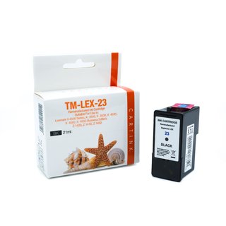 Alternativ - Lexmark Tinte Schwarz 23 18C1523E Schachtel...