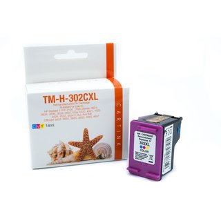 Alternativ - HP Tinte Color 302XL F6U67AE Schachtel 18ml