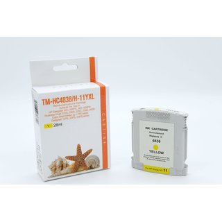 Alternativ - HP Tinte Yellow 11 C4838AE Schachtel 28ml