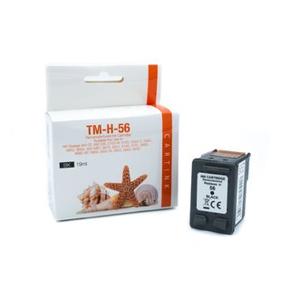 Alternativ - HP Tinte Schwarz Nr. 56A C6656AE Schachtel 19ml