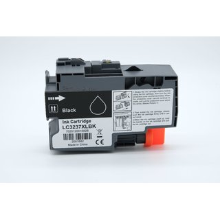 Alternativ - Brother Tinte Schwarz LC-3237XL Bulk 65ml