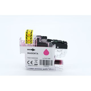 Alternativ - Brother Tinte Magenta LC-3213 Bulk 400 Seiten