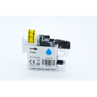 Alternativ - Brother Tinte Cyan LC-3213 Bulk 400 Seiten