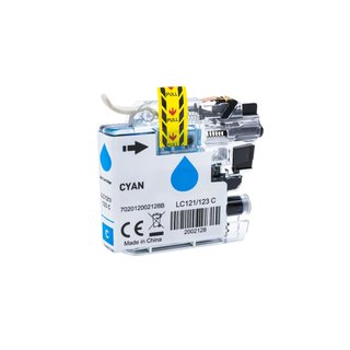 Alternativ - Brother Tinte Cyan LC-121/ LC-123 Bulk 10ml